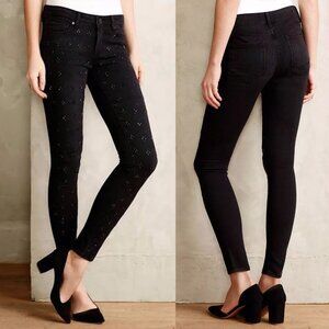 PAIGE VERDUGO ULTRA SKINNY EMBELLISHED JEANS